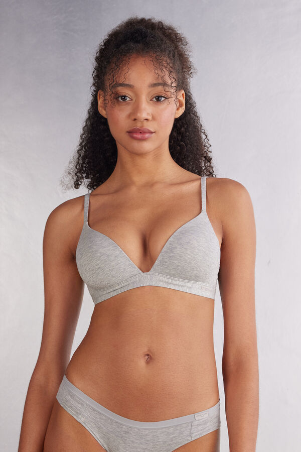 Tiziana Silk and Lace Triangle Bra - Intimissimi