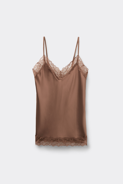 Lace and Silk Top