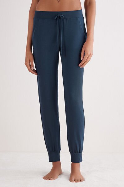 Cuffed Modal Trousers