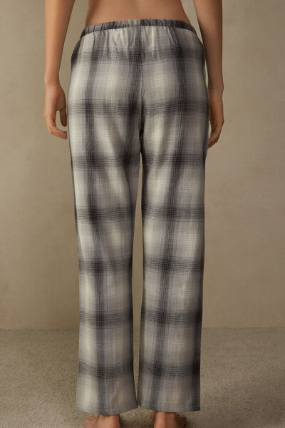 Warm Cuddles Brushed Plain-Weave Trousers