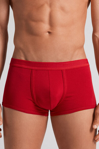 Stretch Supima® Cotton Boxer Shorts with Logo Detail