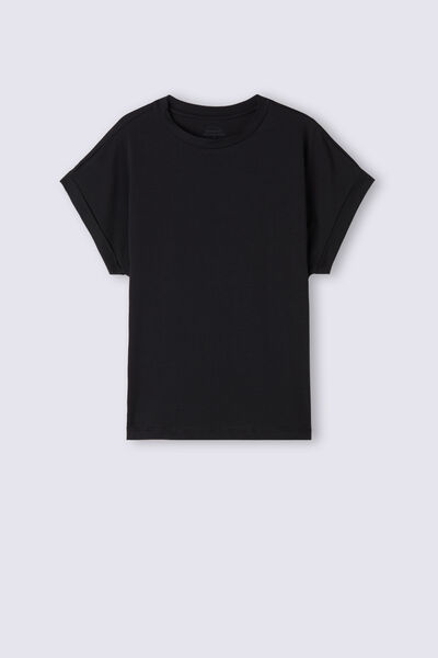 Maglia Manica Corta con Risvolto in Cotone Ultrafresh