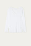 Modal Cashmere Ultralight Long Lace Shirt