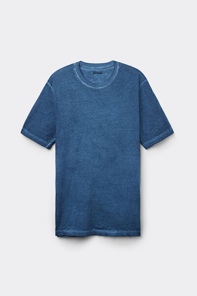 Washed Collection T-shirt van katoen