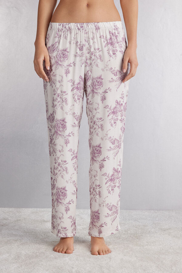 Graceful Simplicity Satin Trousers