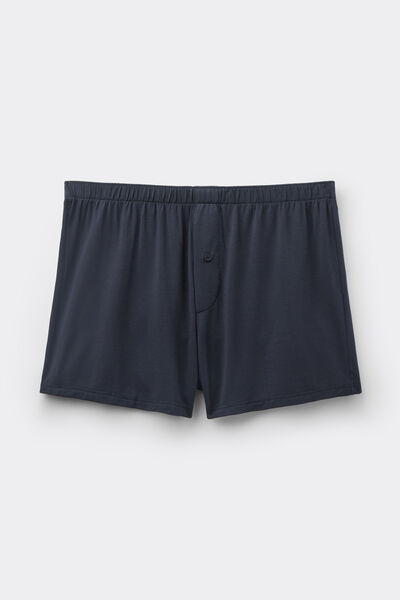 Szerokie Bokserki z Tkaniny Soft Silk