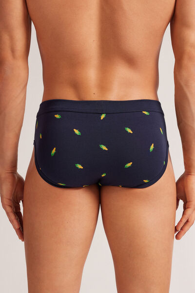 Slip van Superior Katoen met Print van Maïskolven