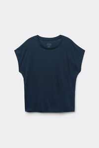 Short-Sleeved Crew-Neck Ultrafresh Cotton Top