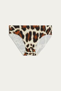 Panties in Leopard Lovers Raw Edge Cotton