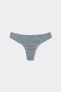 Tanga en Dentelle et Microfibre