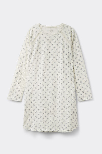 Camicia da Notte Cotone Superior Dusty Flower