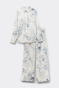 Luxury Dreams Long Linen and Cotton Pyjamas