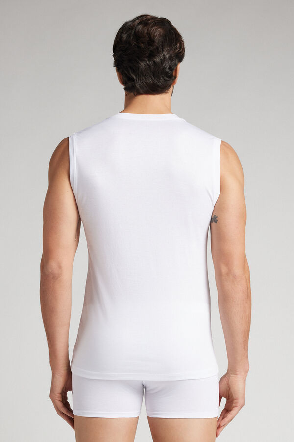 Mercerised Premium Cotton Wide Strap Sleeveless Camisole