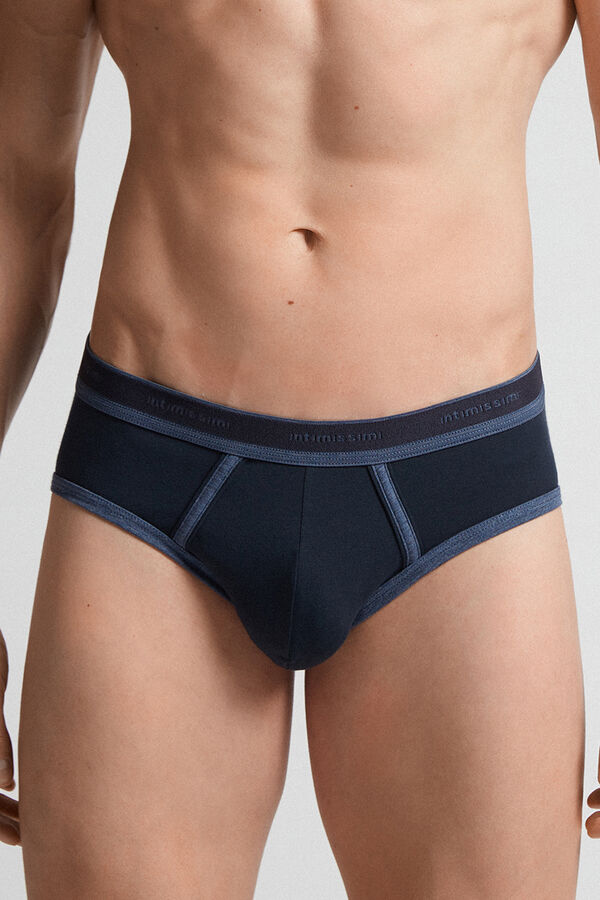 Slip aus Supima®-Stretch-Baumwolle mit Logo