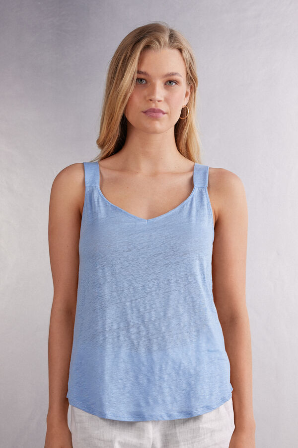 Linen Tank Top