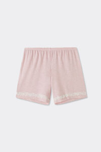 Modal Shorts with Lace Details