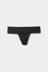 Tanga dentelle femme