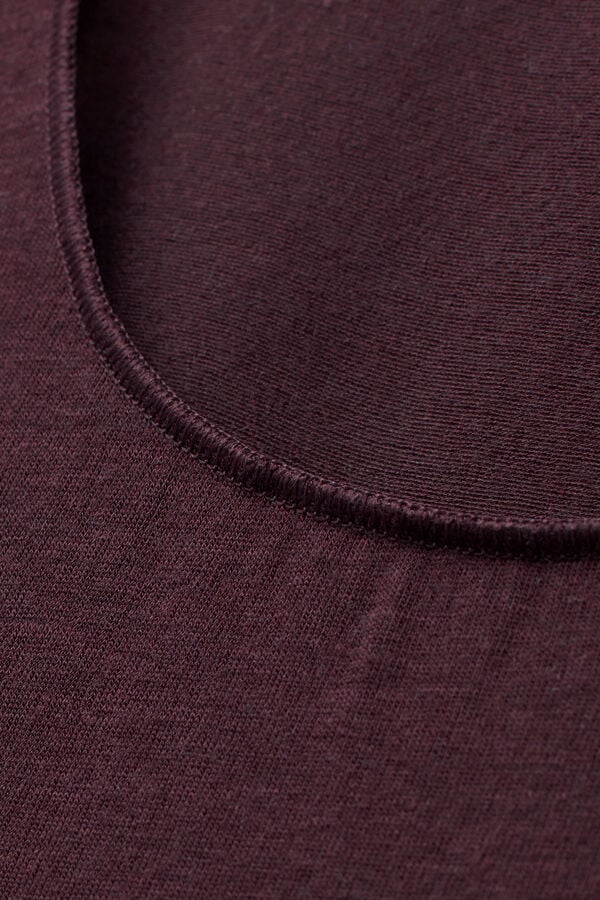 Modal Cashmere Ultralight Wide-Shoulder Top