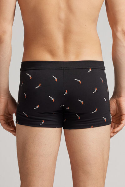 Stretch Supima® Cotton Boxers with Pistol Print