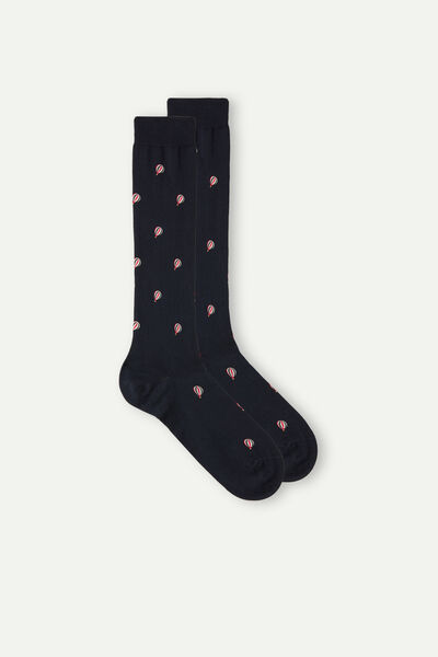Pánské Dlouhé Vzorované Ponožky z Bavlny Supima®
