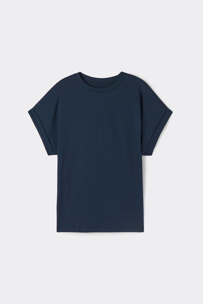 Maglia Manica Corta con Risvolto in Cotone Ultrafresh