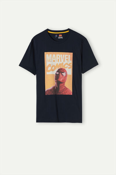 T-Shirt with Spider-Man Print
