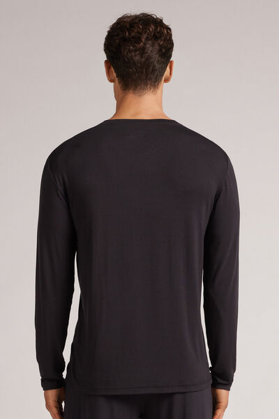 Soft Silk Long-Sleeved Top