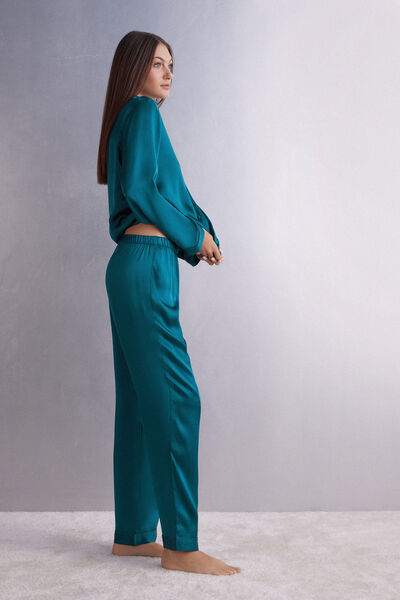 Silk Satin Trousers