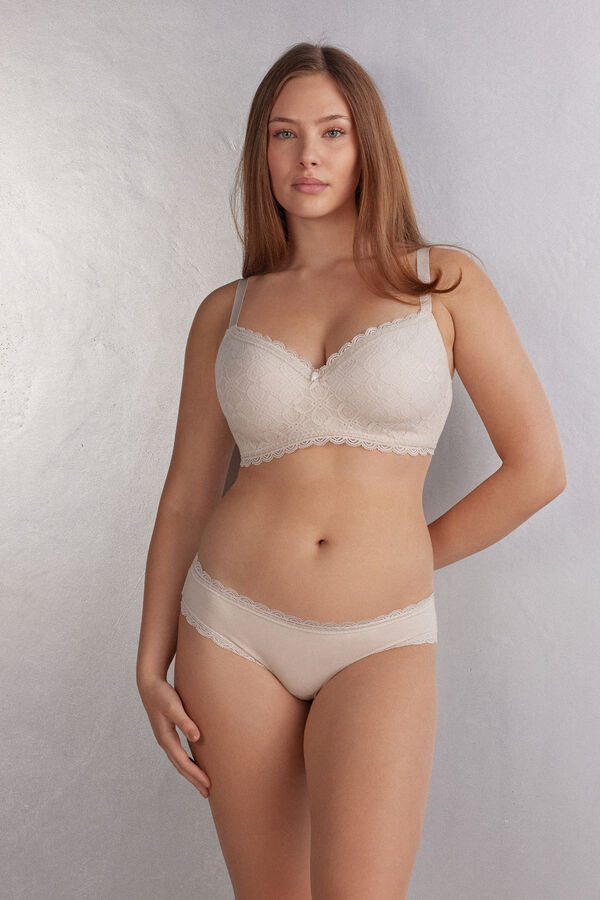 Adele Triangle Bra in Lace