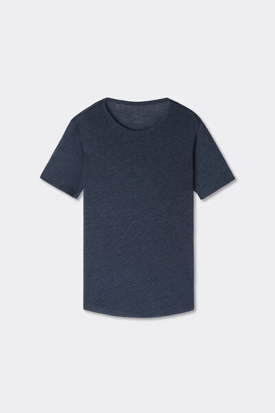 The Pure Linen Short Sleeve Top in Linen