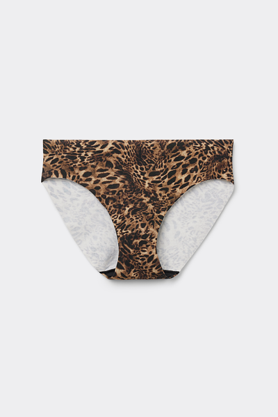 Always Glamorous Animal Print Seamless Cotton Knickers
