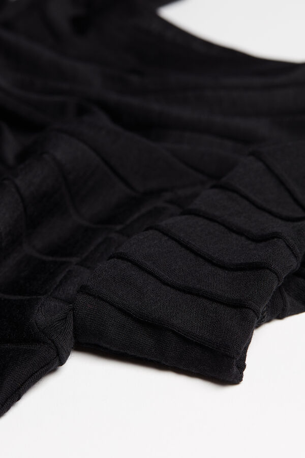 Long-sleeved Wool And Silk Turtleneck