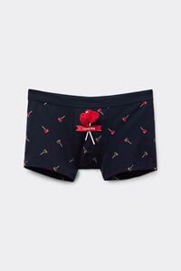 Plüss Superior Pamut Boxer Szíves Nyalókákkal
