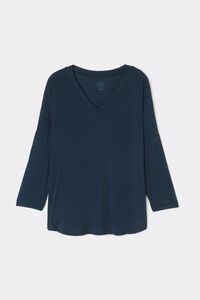 Shirt mit V-Ausschnitt aus Fresh Bamboo