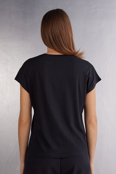 Short-Sleeved Crew-Neck Ultrafresh Supima® Cotton Top