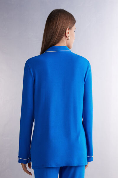 Long-Sleeve Micromodal Jacket