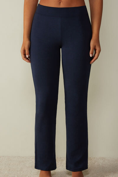 Cigarette Pants in Plush Modal with Cashmere