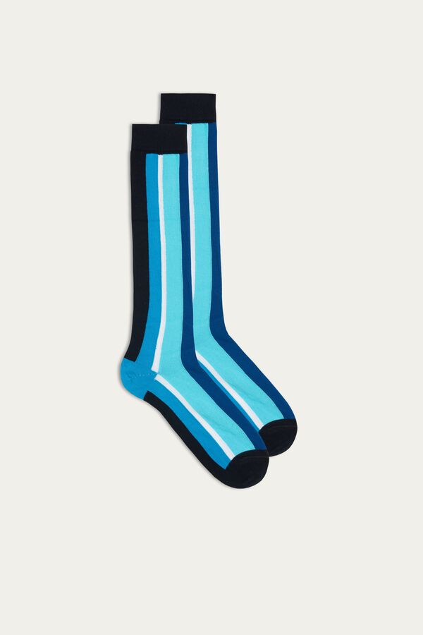 Multi-color Supima® Cotton Long Socks