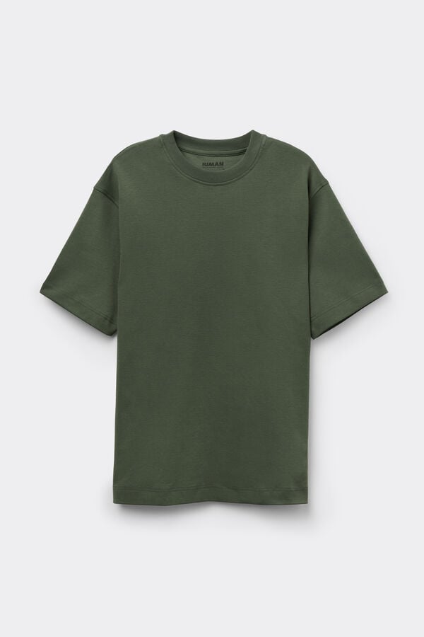 Interlock Cotton Oversize T-shirt