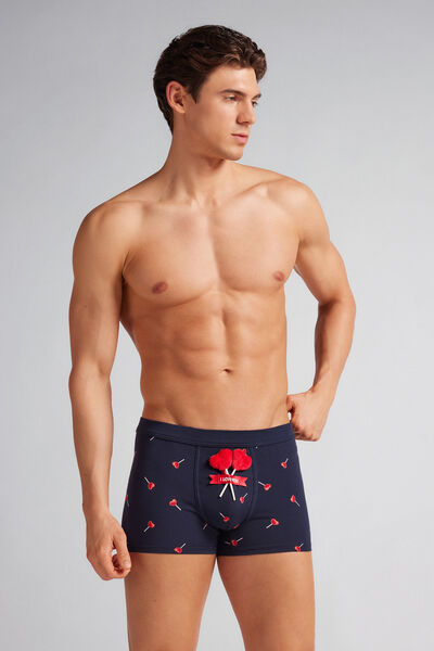 Kalpli Lolilop Detaylı Superior Pamuk Boxer