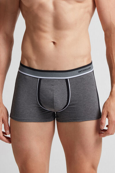 Boxer en coton Superior bicolore