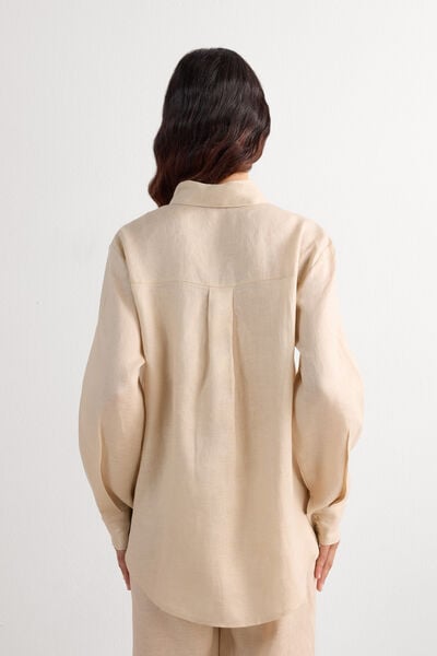 Camicia in Tela di Lino The Pure Linen