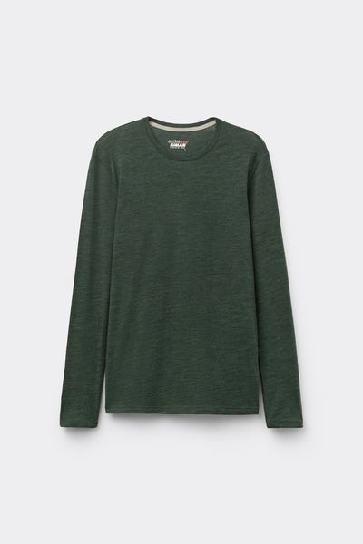 Long-sleeve Round-Neck Merino-Wool Top