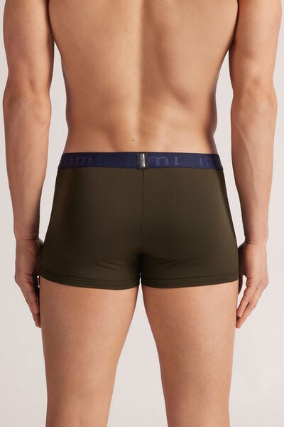 Boxershorts i mikrofiber med logotyp