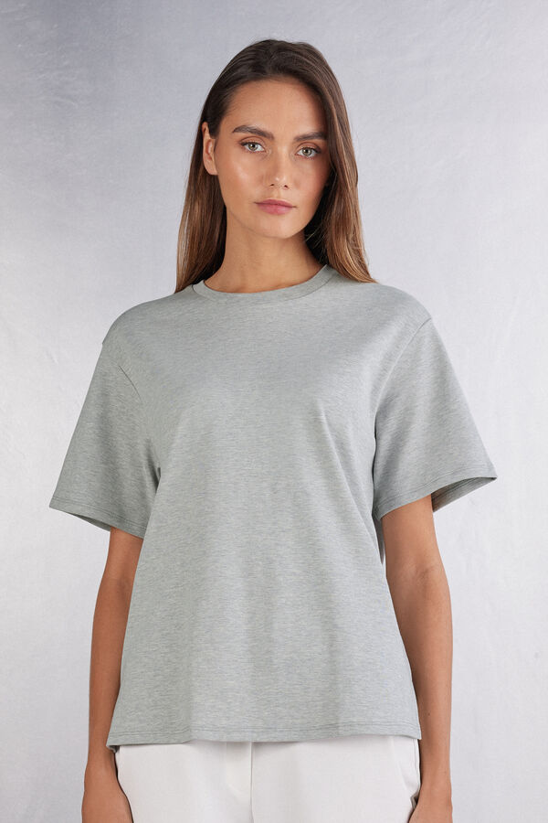 Short-Sleeved Cotton Top