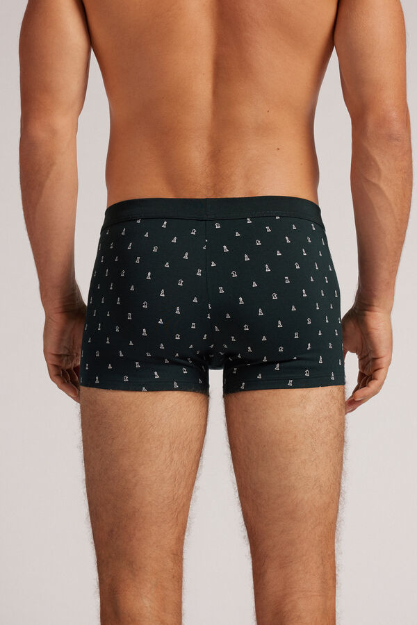 Superior Cotton Boxers with Chess Print
