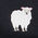 blu notte stampa pecorelle - 402j