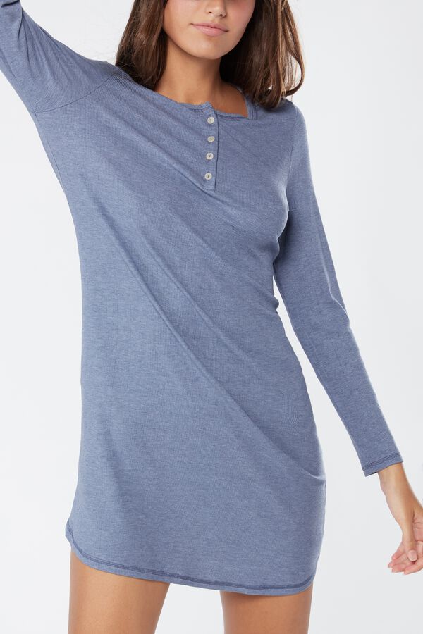 Ribbed Modal Nightgown