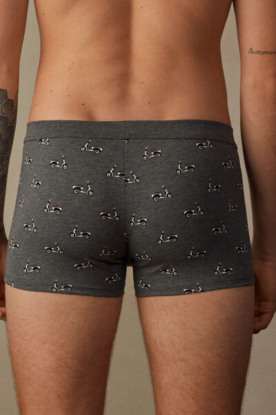 Scooter-Print Stretch Supima® Cotton Boxers