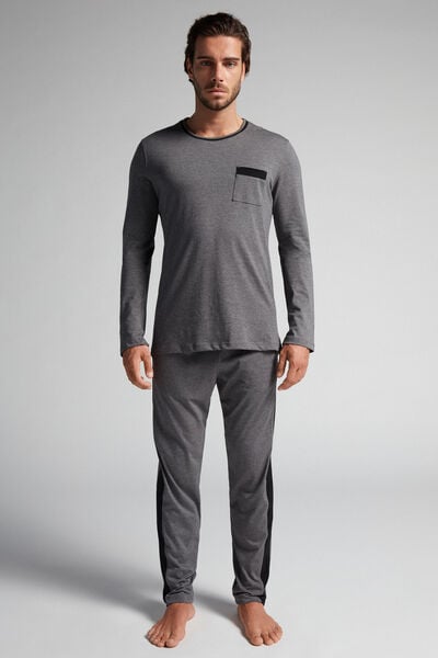 Pigiama Lungo in Cotone Superior
